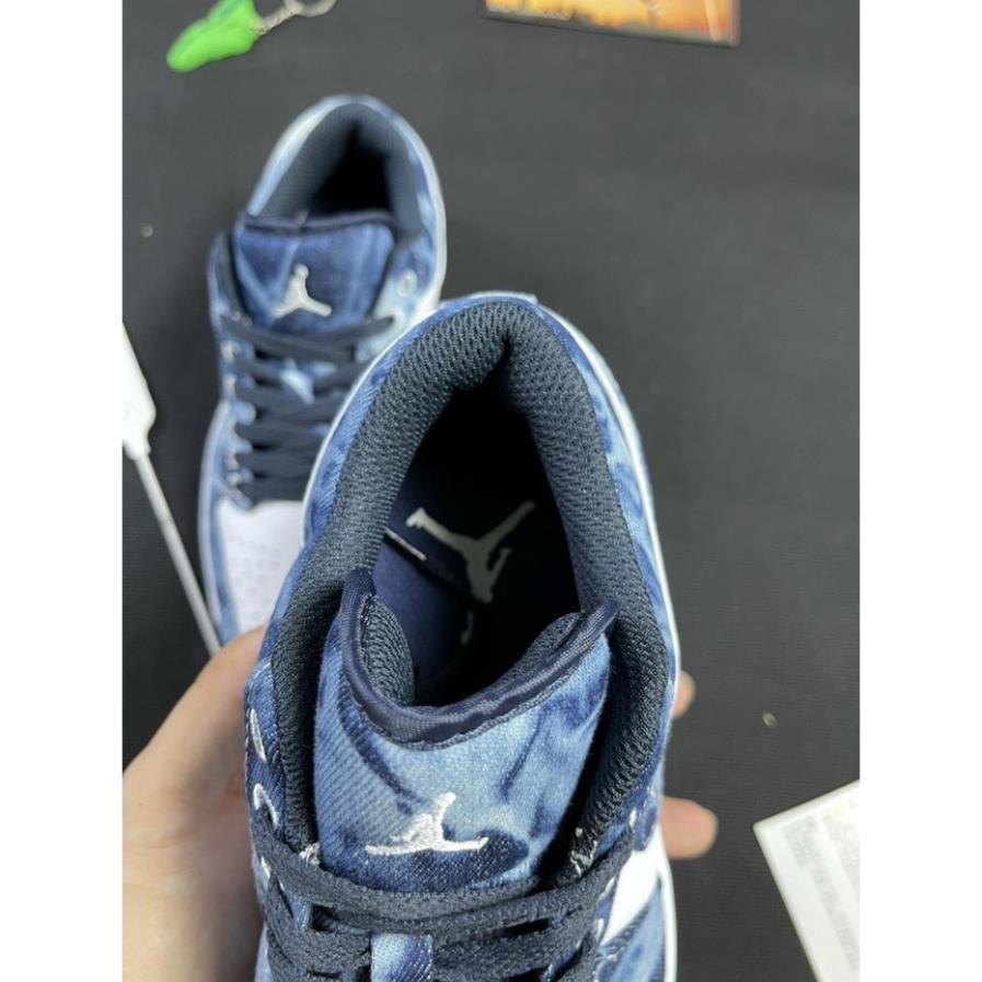 Hàng sẵn kho-Giày Sneaker Jordan Low Vải Bò Cao Cấp 1.1 Trung Full Box | BigBuy360 - bigbuy360.vn