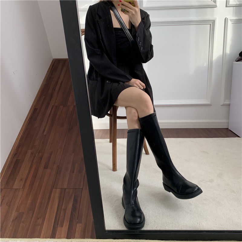 Đã thích (2) Boot cao cổ đế thấp phong cách Hàn Quốc ( kèm ảnh thật) | BigBuy360 - bigbuy360.vn