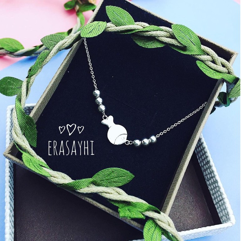 [Freesize] Lắc Tay/Vòng Tay Nữ Bạc 925 Cao Cấp ERASHOP 000358 - Hình Con Cá Đáng Yêu, Đơn Giản Siêu Rẻ Đẹp