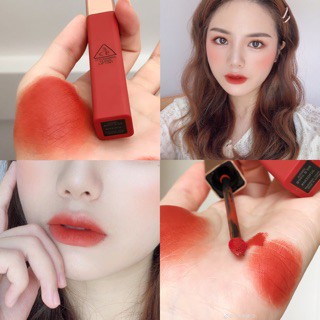 (CAM KẾT AUTH, TEM HIDDEN TAG) Son kem 3CE Cloud Lip Tint Needful Đỏ gạch nâu