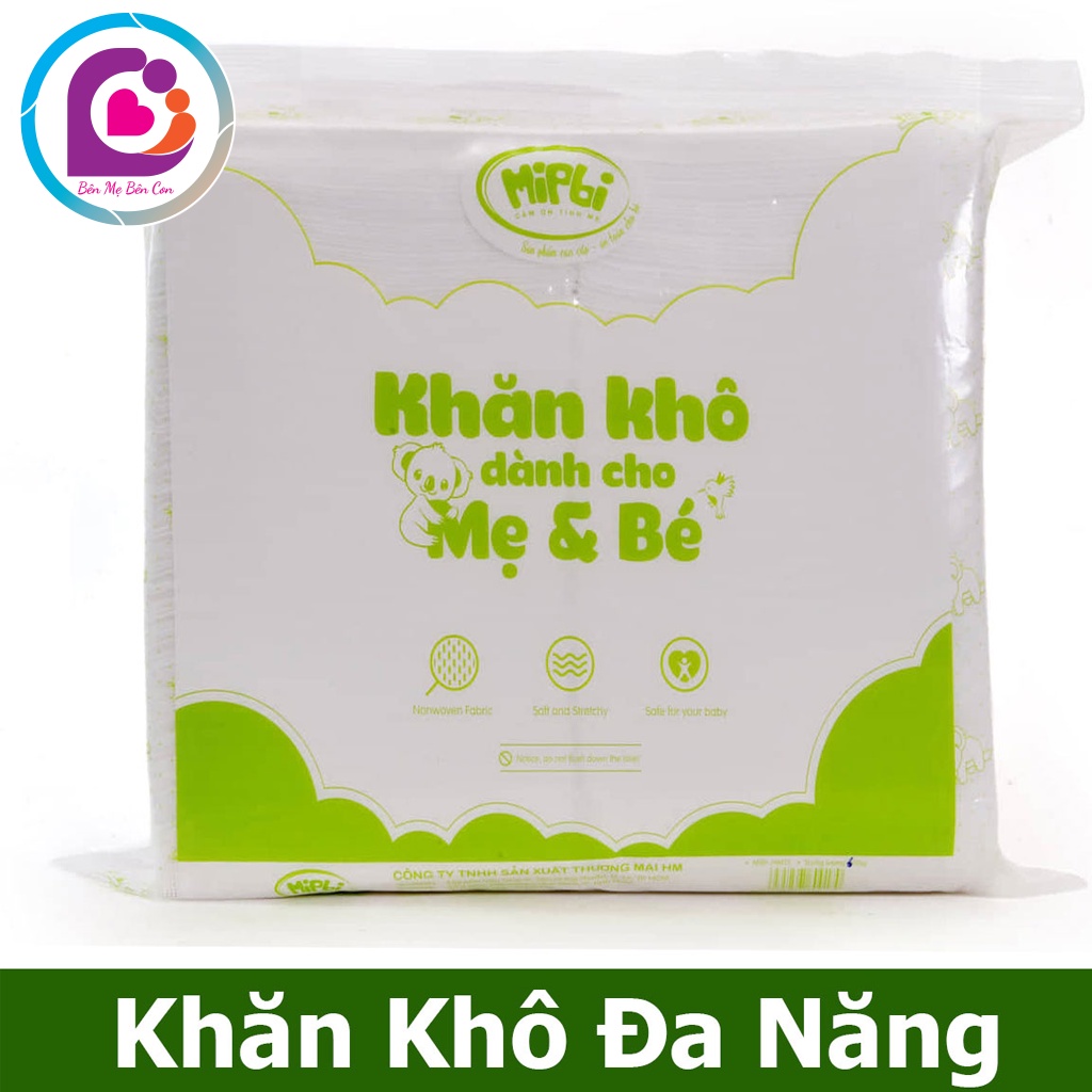 Khăn khô đa năng Mipbi mềm mại mịn dai