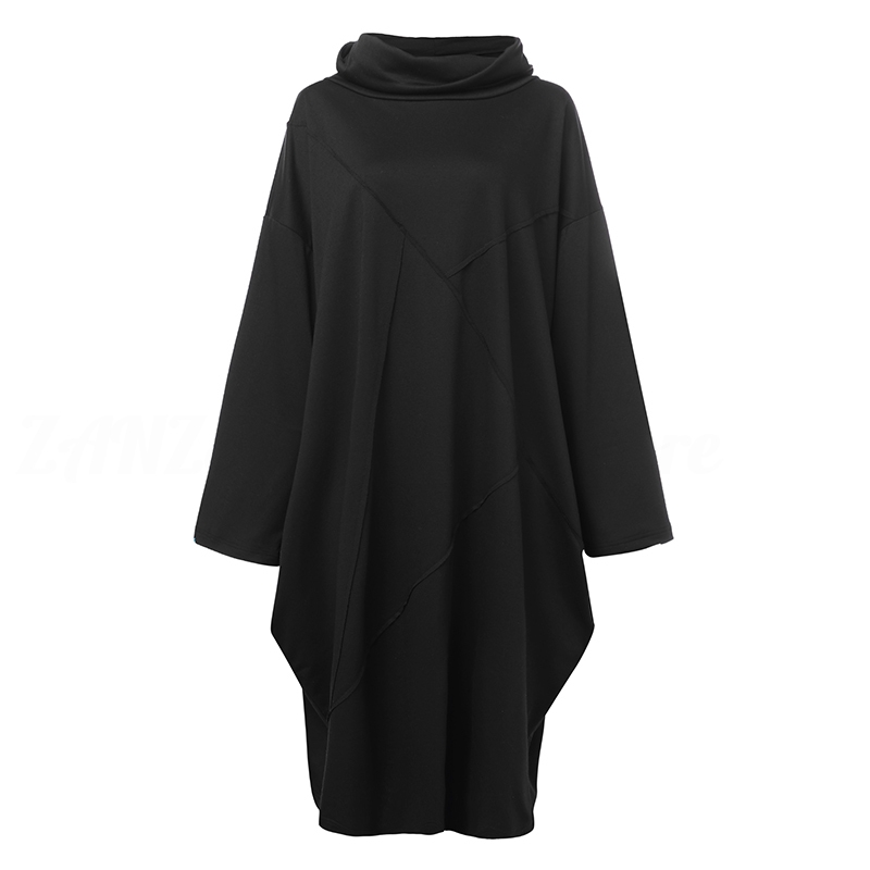 Đầm Midi ZANZEA Tay Cánh Dơi Dáng Rộng Thời Trang Thông Thường Dành Cho Bạn Nữ