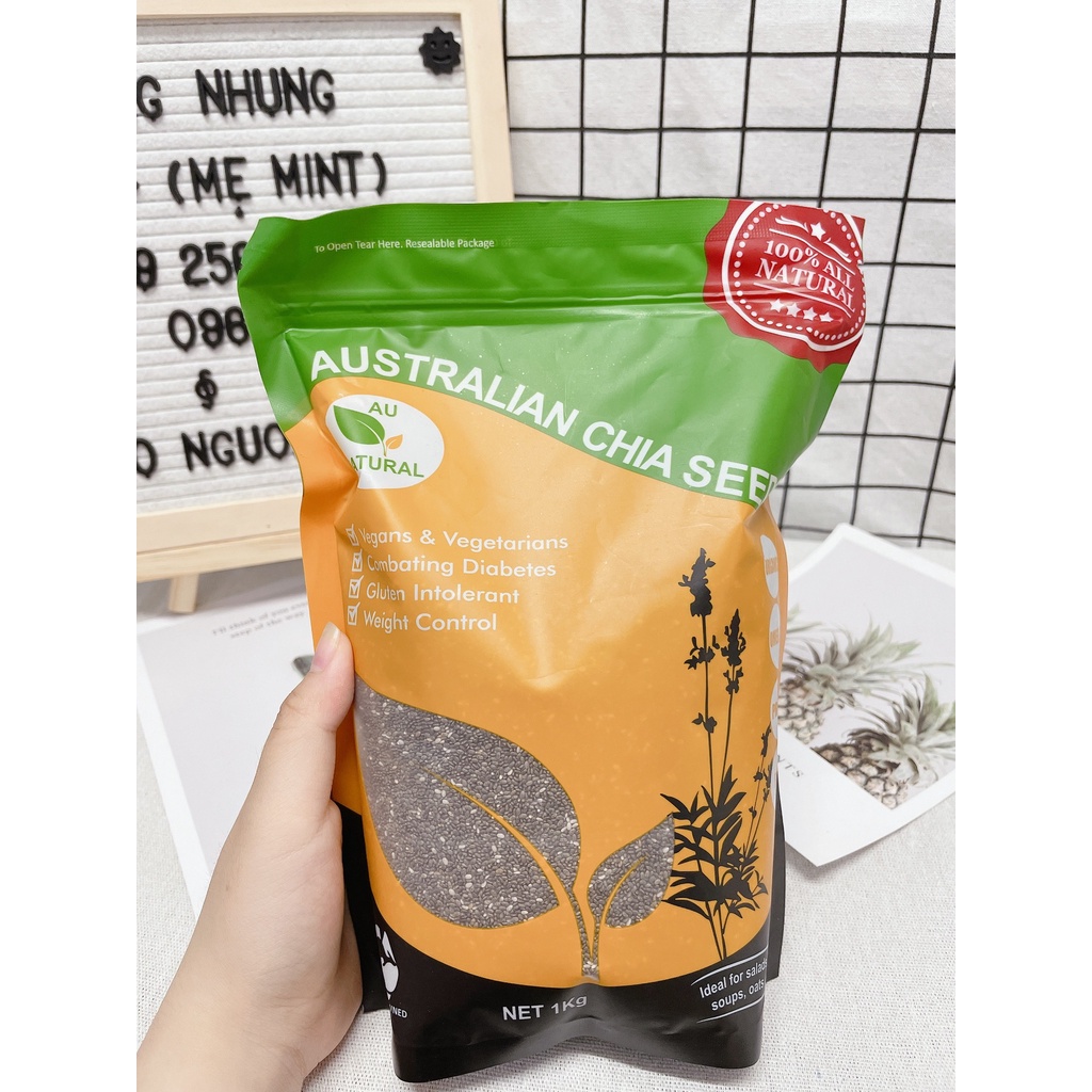 (Ảnh thật - Hàng chính hãng) Hạt chia Absolute Organic Úc 1kg