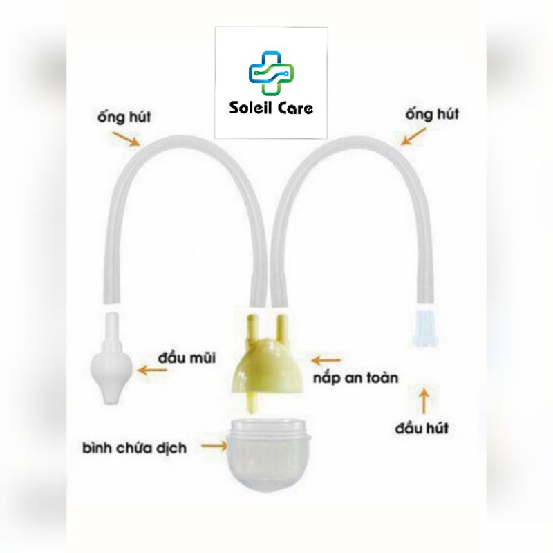 Dụng cụ hút mũi silicon cho bé JangYang, chất liệu an toàn dễ dàng sử dụng - Soleil Home