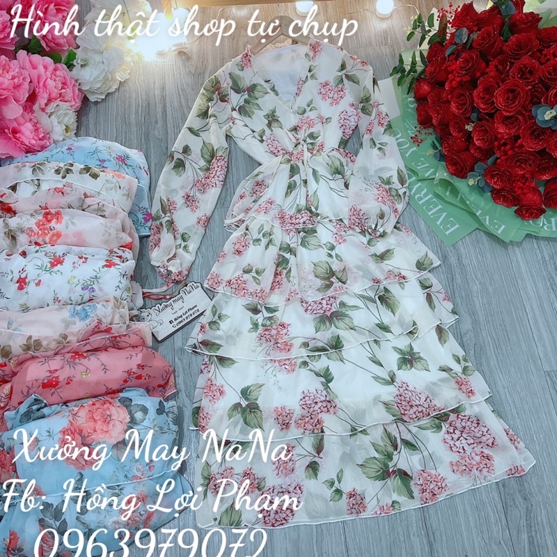 Maxi hoa nhí 5 tầng siêu hot (hình thật+video) | WebRaoVat - webraovat.net.vn