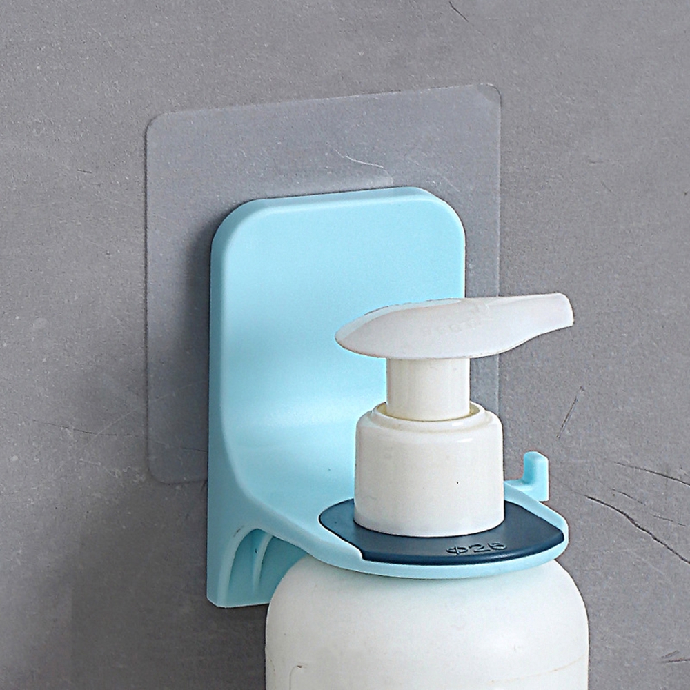 Giá đỡ dán tường dùng để treo chai nước rửa tay/sữa tắm cho phòng tắm