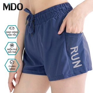 Quần tập gym nữ 2 lớp Mido Q25, thông thoáng, co giãn 4 chiều, kiểu quần short nữ tập yoga, zumba