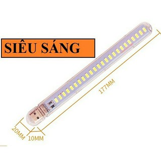 Đèn led 24 bóng siêu sáng cắm cổng ngõ usb để bàn 5V 12W CHOTO7779