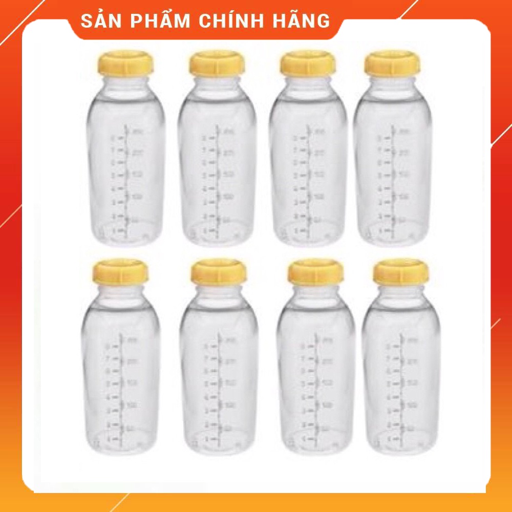 Bình sữa medela 250ml loại mới, dùng hút sữa, trữ sữa ✔️𝑪𝑯𝑰́𝑵𝑯 𝑯𝑨̃𝑵𝑮✔️