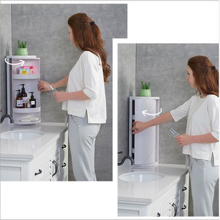 VioletShop1688 - Kệ đựng đồ treo tường Phòng Tắm 3 Tầng nhựa ABS chống nước