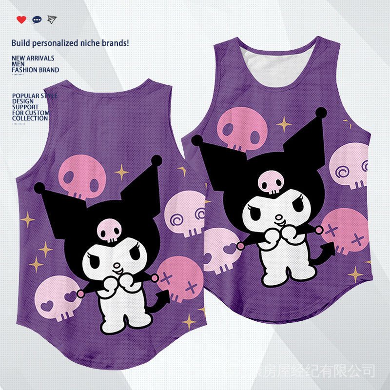 Quần Short Đi Biển Dáng Rộng Họa Tiết Ngôi Sao Kirby Kuromi Thời Trang Cho Nam Và Nữ cxbswxwk. my723