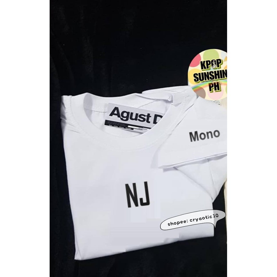 [Kèm hình thật] Áo tay lửng FG Suga SG August D RM unisex