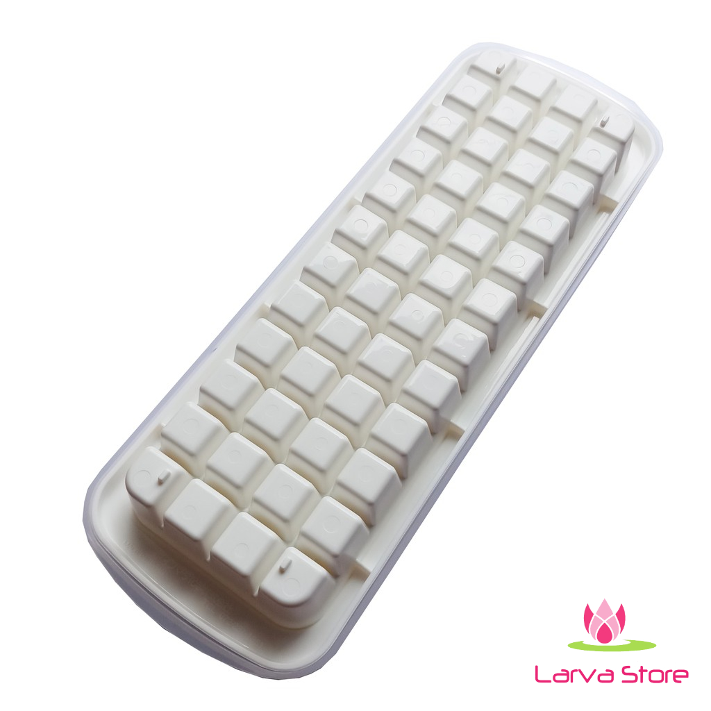 Combo 3 Khay đá có nắp Inomata hàng Nhật (8 viên, 12 viên, 48 viên) - Larva Store