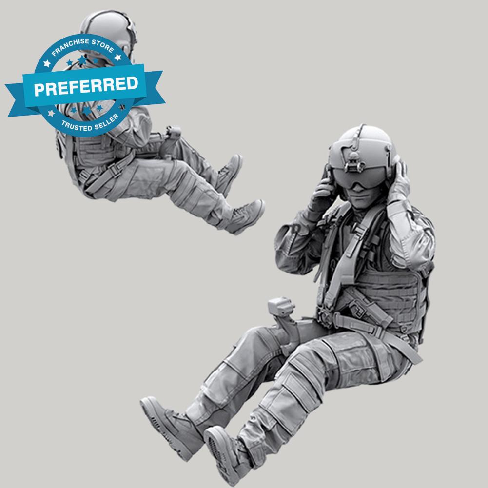 1 / 35 Hoa Kỳ. Mô Hình Người Lính Trực Thăng A-696 J2V3 Bằng Nhựa Resin