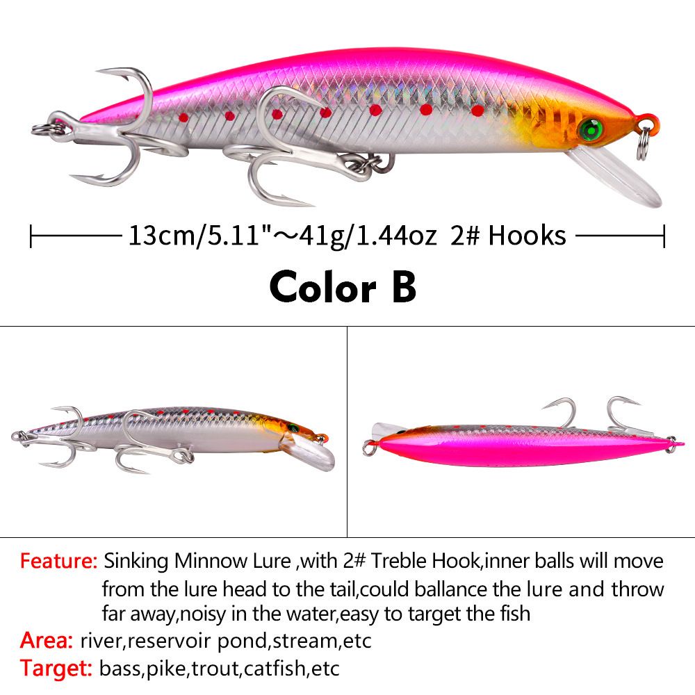 Mồi Câu Cá Nhân Tạo Bằng Nhựa Cứng Chuyên Dụng