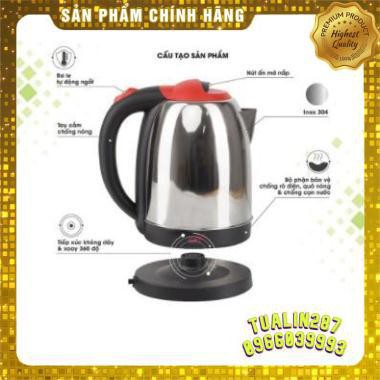 Ấm siêu tốc đun nước Rạng Đông siêu bền, 1.8 lít, 1 lớp RD-AST18ST1