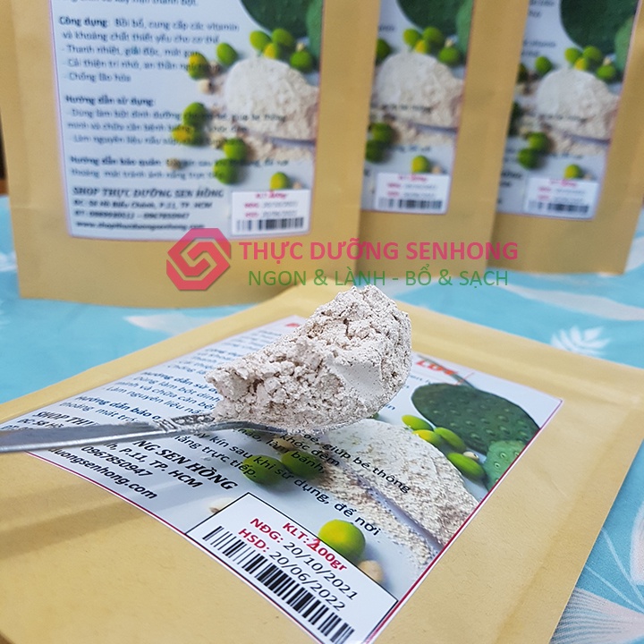 Bột hạt sen  Hạt sen lứt rang chín xay mịn