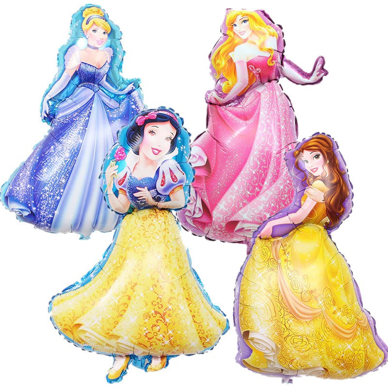 Bong Bóng Hình Công Chúa Disney 37 Inch Trang Trí Tiệc Sinh Nhật Độc Đáo