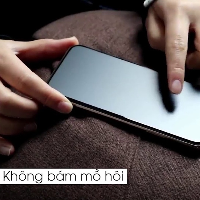 Kính cường lực Full màn chống BÁM VÂN TAY iphone 6/6s/6p/6sp/7/7p/8/8p/x/xs/xr/xsm/se/11/12/13/14/pro/max/plus/sxmax
