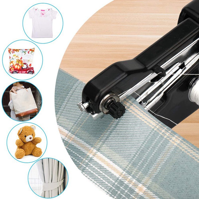Máy may cầm tay mini sạc USB tiện lợi dành cho làm đồ da may đồ