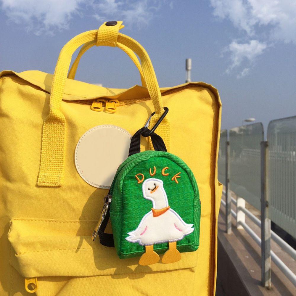 Túi Đựng Tiền Xu Hình Chú Vịt Hoạt Hình Dễ Thương Cho Bé Gái