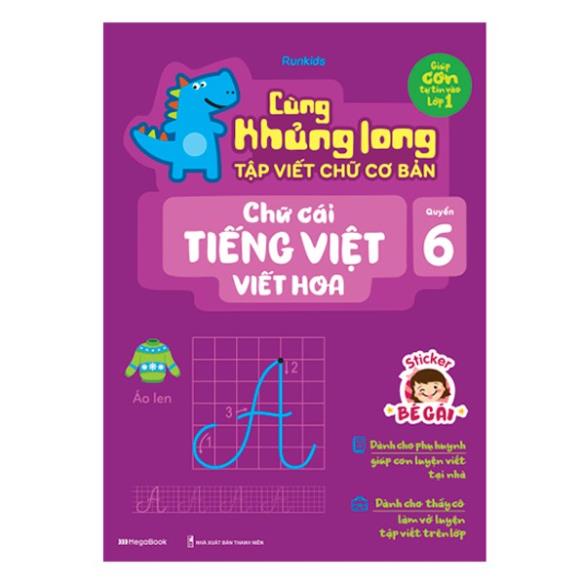 Sách Combo 3 cuốn Cùng Khủng long tập viết chữ cơ bản –