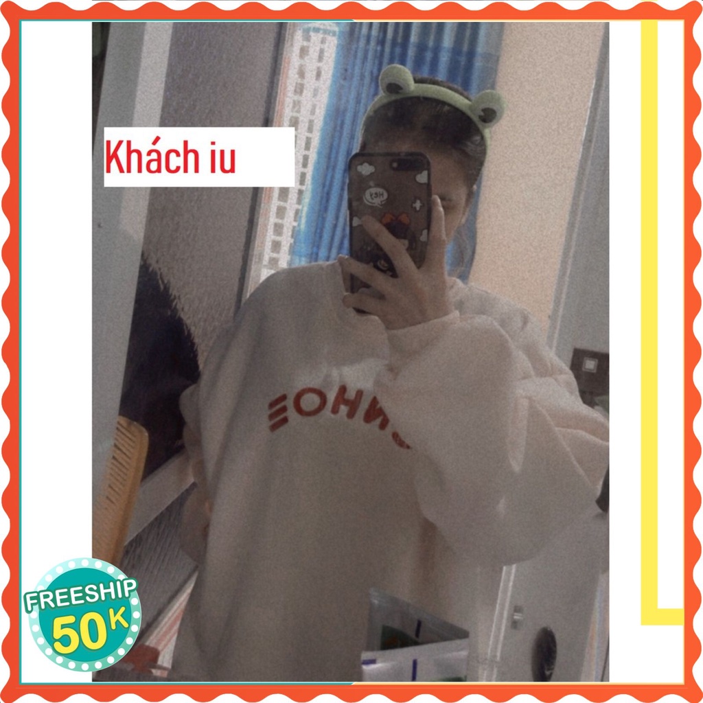 Áo Sweater Nam Nữ Form Rộng Vải Nỉ Bông Dày Dặn | BigBuy360 - bigbuy360.vn