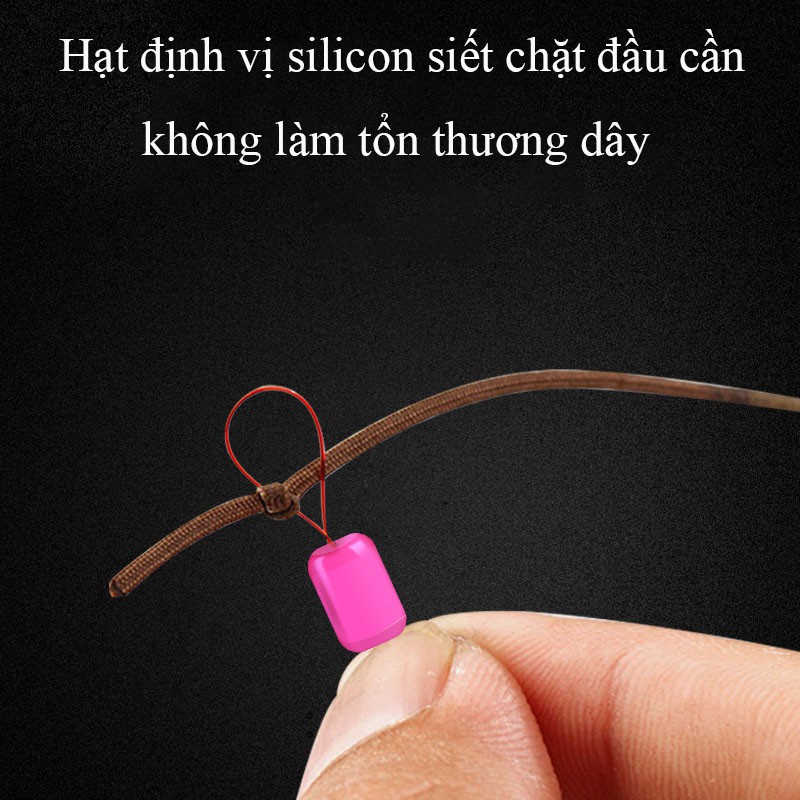 Hạt chặn phao Rice Fishing, hạt chặn câu đài silicon chuyên làm trục câu câu cá PK-26 ( Sét 10 Tép )