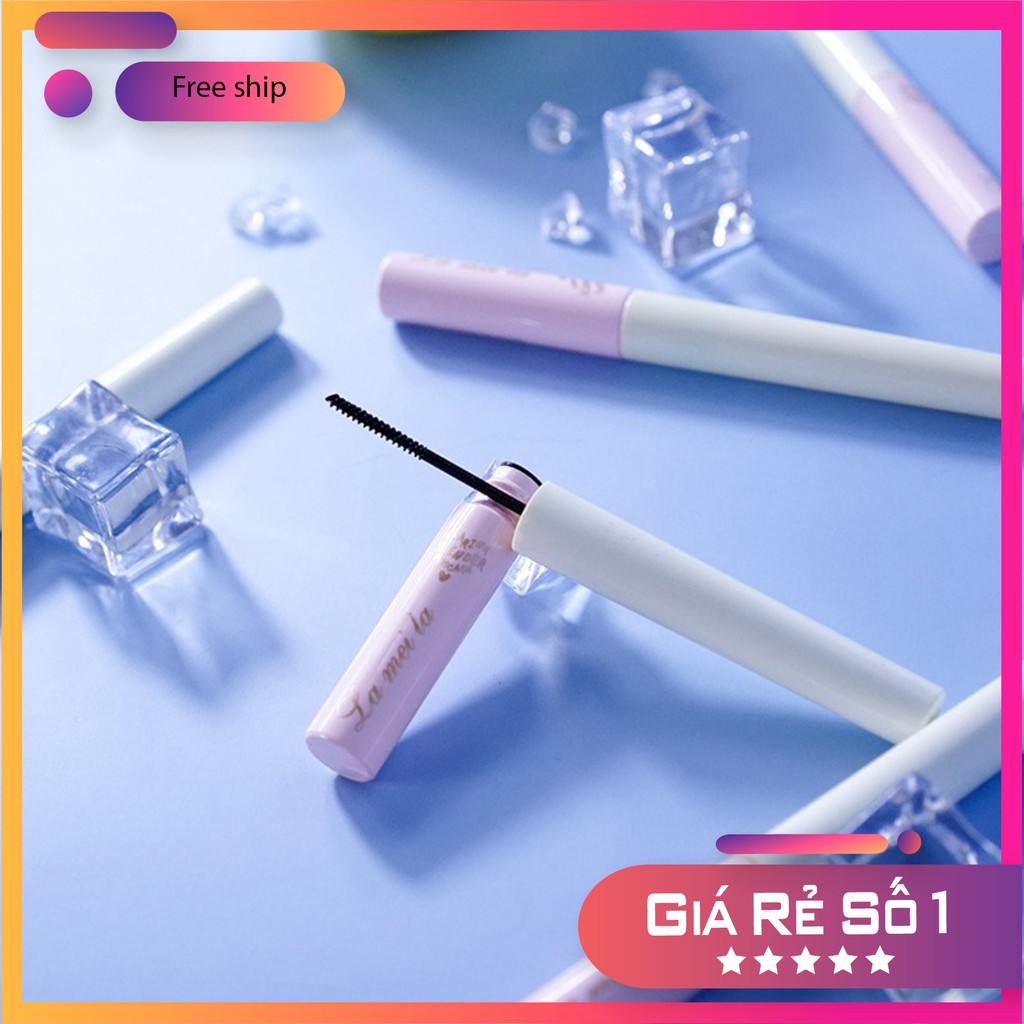 Mascara siêu mảnh tơi mi Lameila Skinny Microcara vỏ hồng Senabeauty | BigBuy360 - bigbuy360.vn
