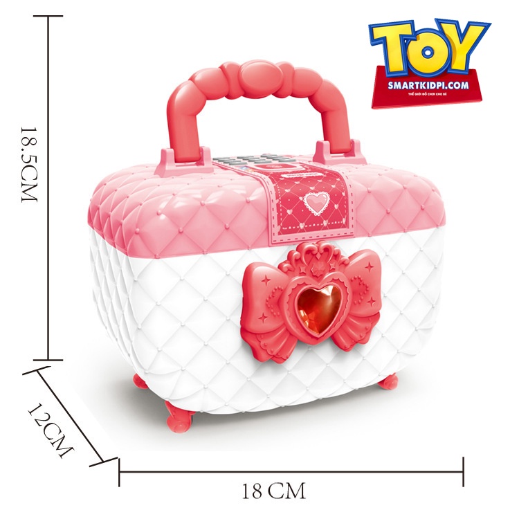 - Két sắt vân tay mini tiết kiệm tiền - Mẫu hình hộp trang điểm siêu dễ thương - Quà tặng cho bé