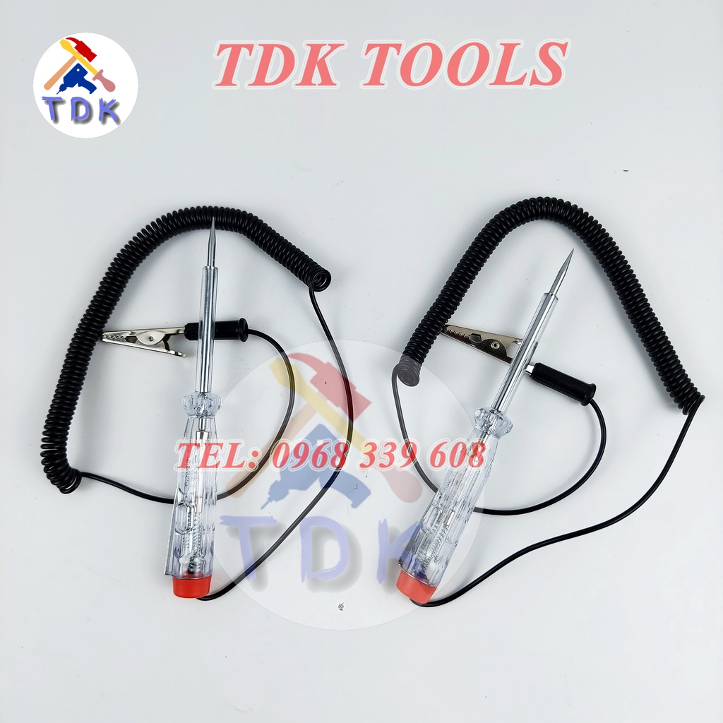 Bút thử điện ô tô DC 6V 12V 24V C-Mart S0011, dụng cụ kiểm tra chuẩn đoán mạch xe hơi