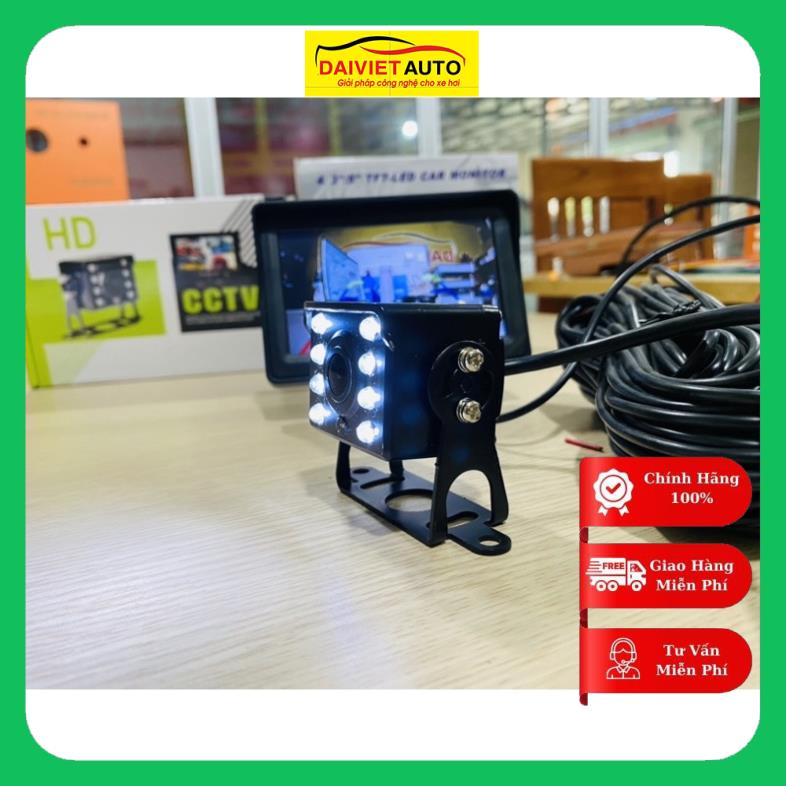 Bộ Cam Lùi Xe Tải 12-24V, xe Ben, xe buýt, xe Công trình Đại việt auto Việt Bắc Car