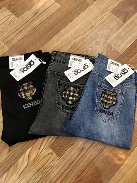 Bán buôn_quân bò thêu hình ken rô 3 màu cho nữ | BigBuy360 - bigbuy360.vn