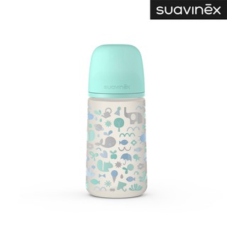 Bình sữa nhựa 270ml Blue Memories Suavinex