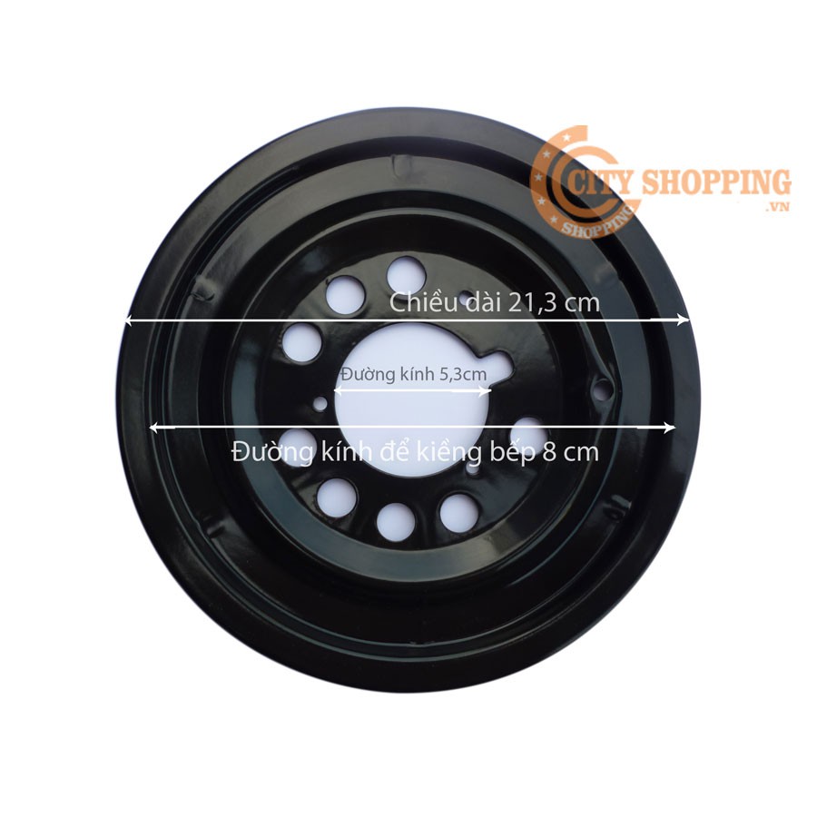 MỘT ĐĨA KHÂY TRÒN LỚN ĐỊNH VỊ KIỀM CHẾ CÁI KÍNH VÀ ĐIẾU ĐỐT GANG BẾP RINNAI RVB-2BG