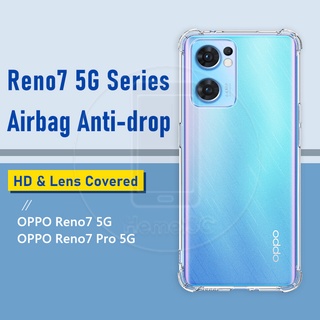 Ốp Điện Thoại TPU Dẻo Trong Suốt Có Góc Chống Sốc Cho Oppo Reno 7Z 7 Reno7 Reno7Z Pro