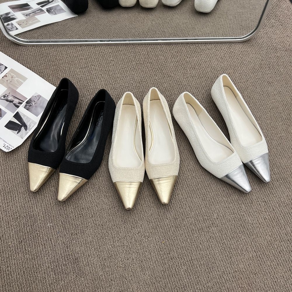 Giày Sandal Mũi Nhọn Màu Sắc Xinh Xắn Thời Trang Mùa Hè