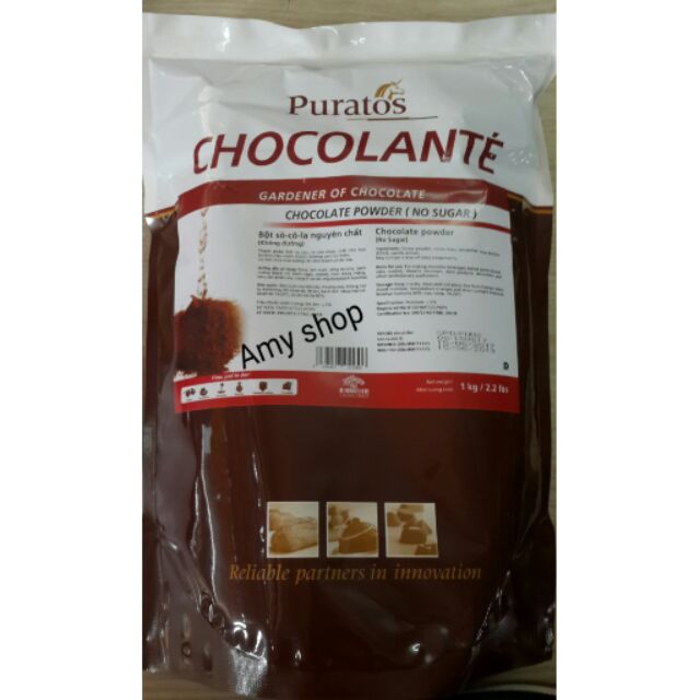 Lẻ Bột socola nguyên chất 100g