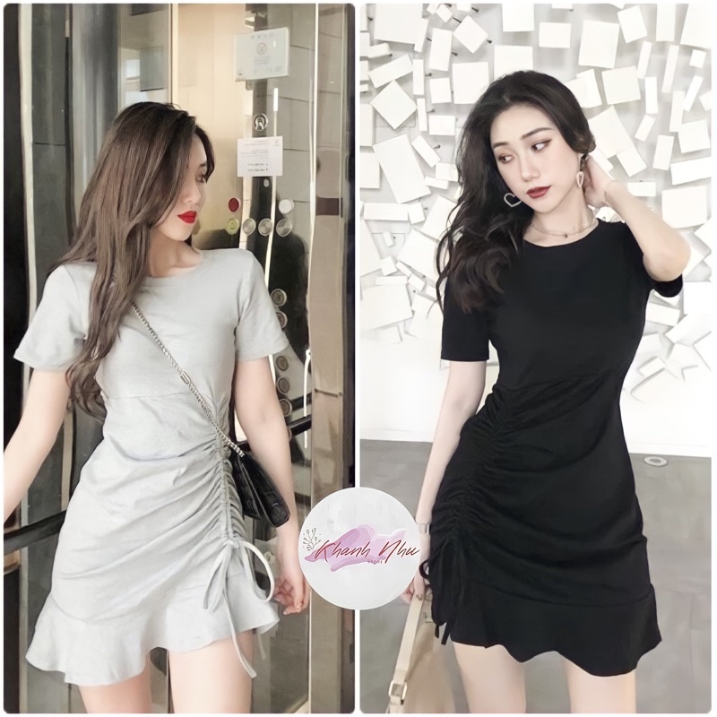 Váy Đầm body đuôi cá rút dây eo Siêu Hot - FREESHIP