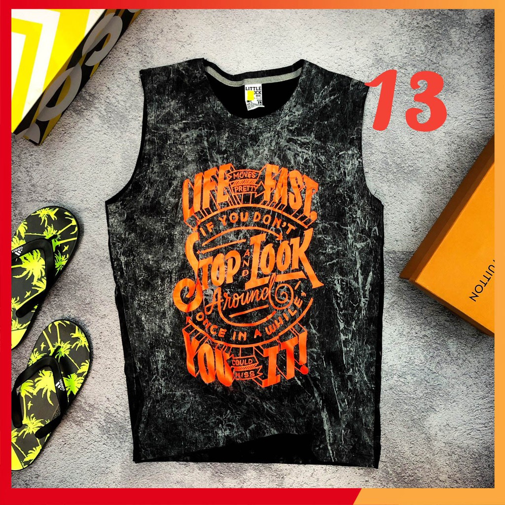 XẢ KHO THANH LÝ Áo tanktop nam nữ unisex thái lan in hình