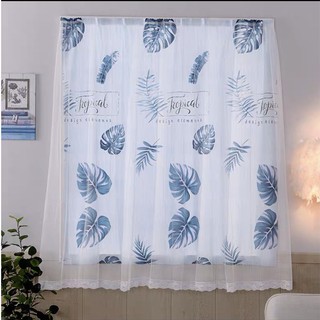 ORDER- Rèm dán tường hai lớp họa tiết siêu chắc chắn (Có ảnh thật)