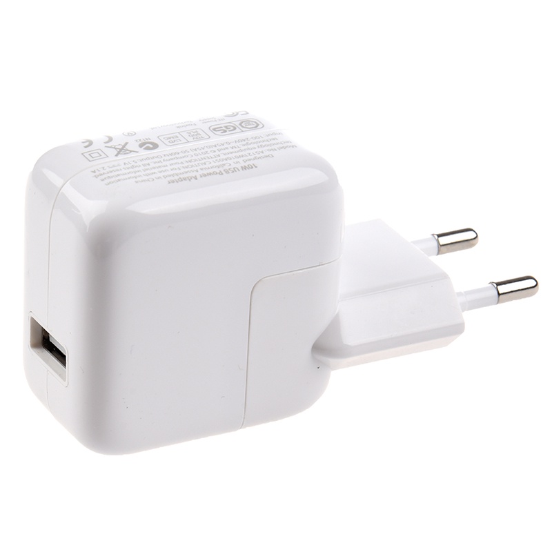 Củ Sạc Màu Trắng Chuẩn Châu Âu Cho ipad / iphone / ipod / smartphones 2.1a
