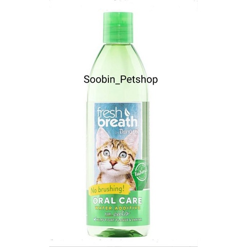 473ml - Nước vệ sinh răng miệng TropiClean đủ vị cho Chó Mèo đủ vị - TropiClean Fresh Breath Oral Care Water Additive