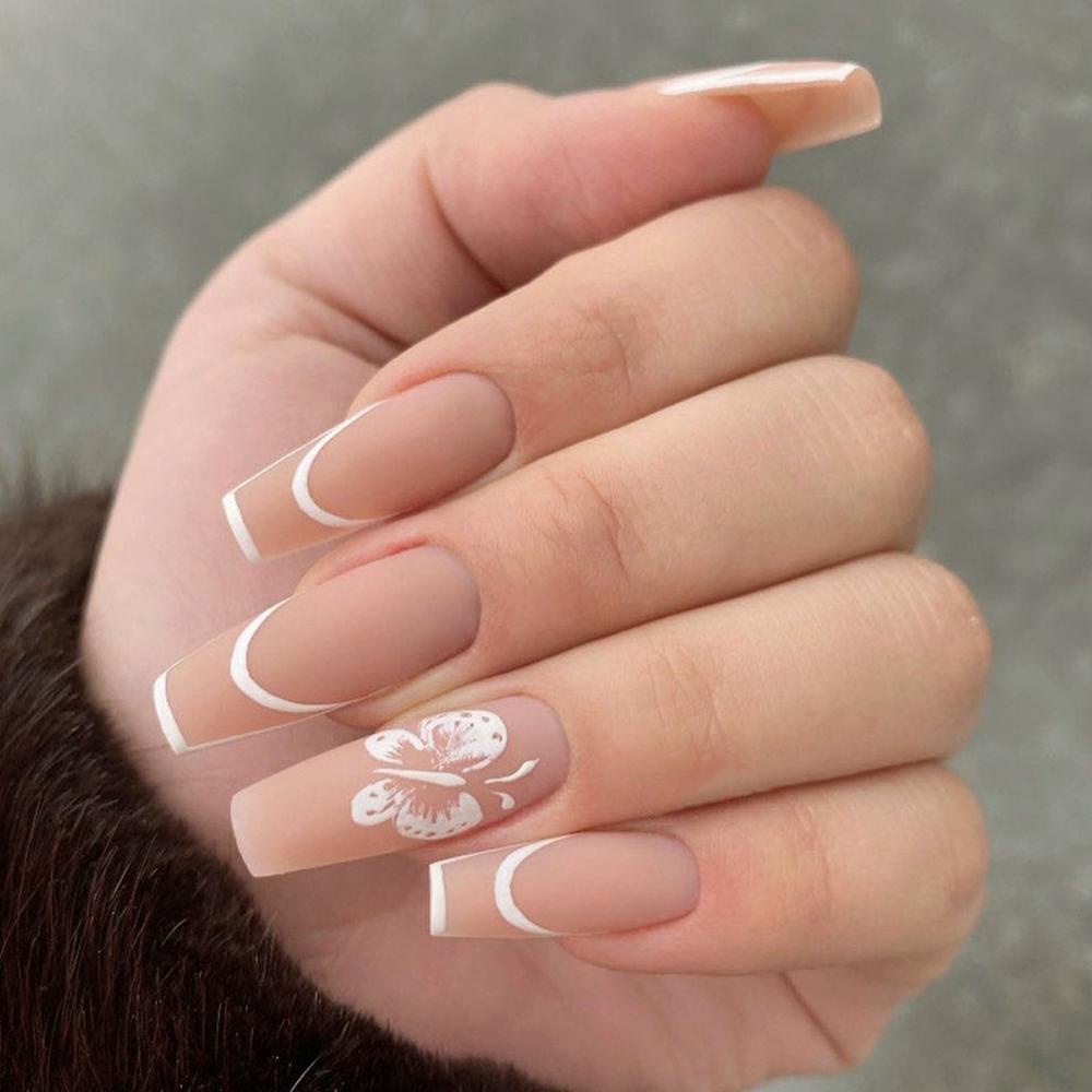 Hộp 24 Móng Tay Giả Thời Trang Cho Nữ