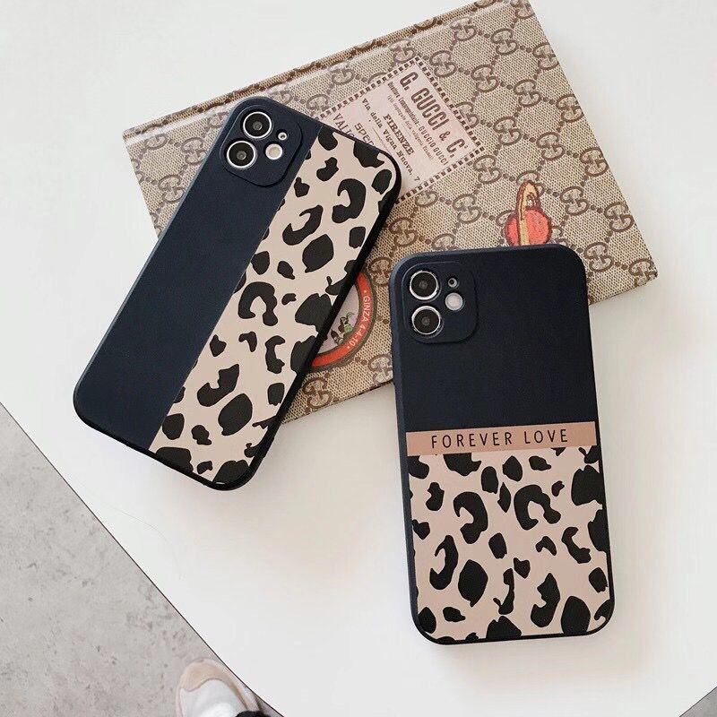 Ốp điện thoại TPU họa tiết da báo bảo vệ toàn diện cho IPhone 12pro max 12mini 11Pro Max XS Max XR SE 2020 7 8 Plus | BigBuy360 - bigbuy360.vn