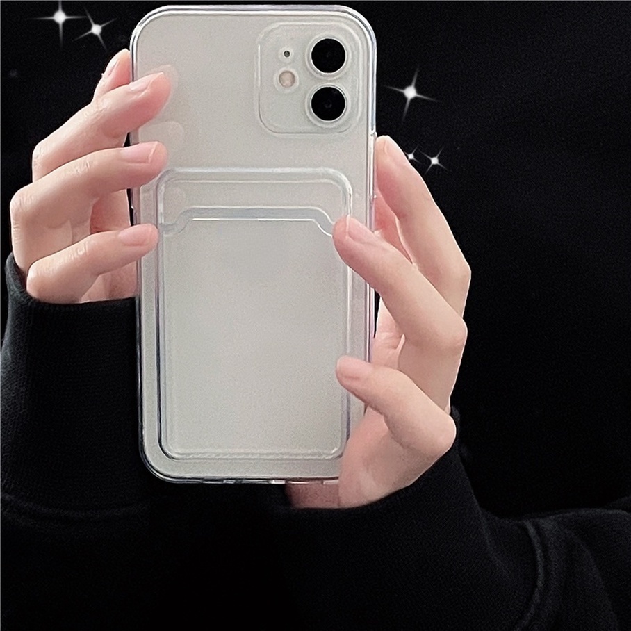 Ốp điện thoại thiết kế ngăn đựng thẻ thời trang cho Iphone 13 12 11 Pro Max 13 12 Mini SE2020 X XR Xs Max 8 7 6 6s Plus