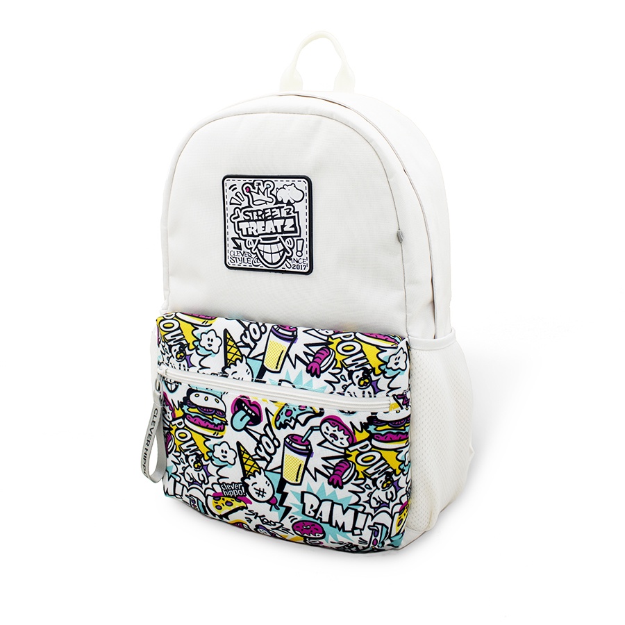 Ba Lô CLEVERHIPPO Urban Street Style BST6202/WHITE