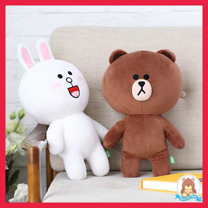 Gấu Bông Brown or Gấu Bông thỏ cony size 40cm hàng cao cấp - Tara Shop