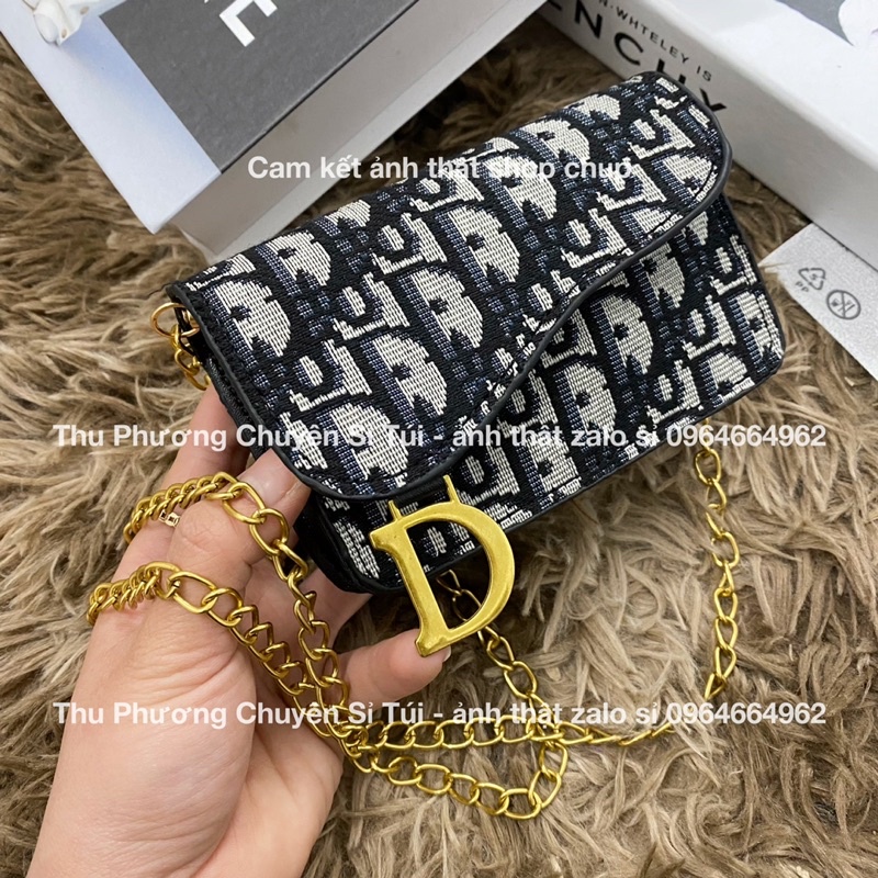 Túi mini đeo chéo chữ thời trang siêu xinh (kèm ảnh thật shop chụp)