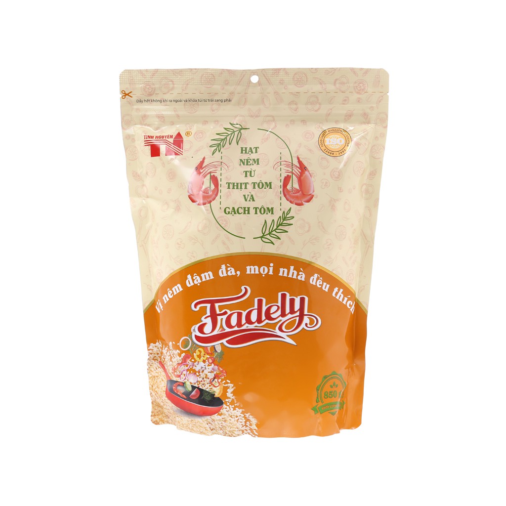 Hạt nêm Fadely từ thịt tôm và gạch tôm 850g